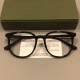 2025 High-profile, no-nonsense face shape, no makeup, super white, ultra-light round frame glasses for myopia, can be equipped with anti-blue light prescription
