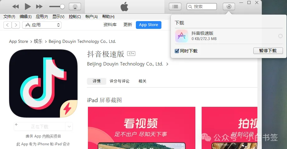 iTunes 下载界面.webp