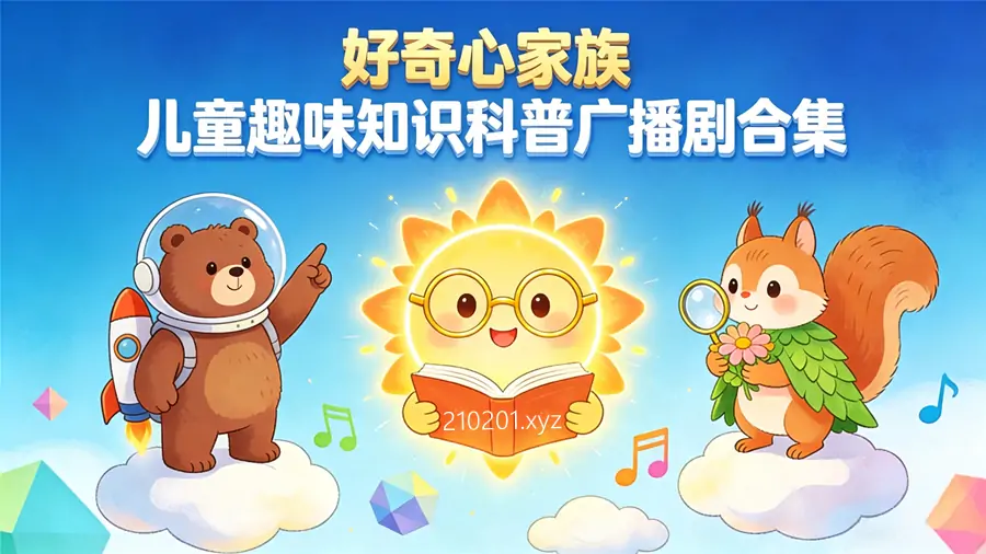 好奇心家族：儿童趣味知识科普广播剧故事合集免费在线收听下载