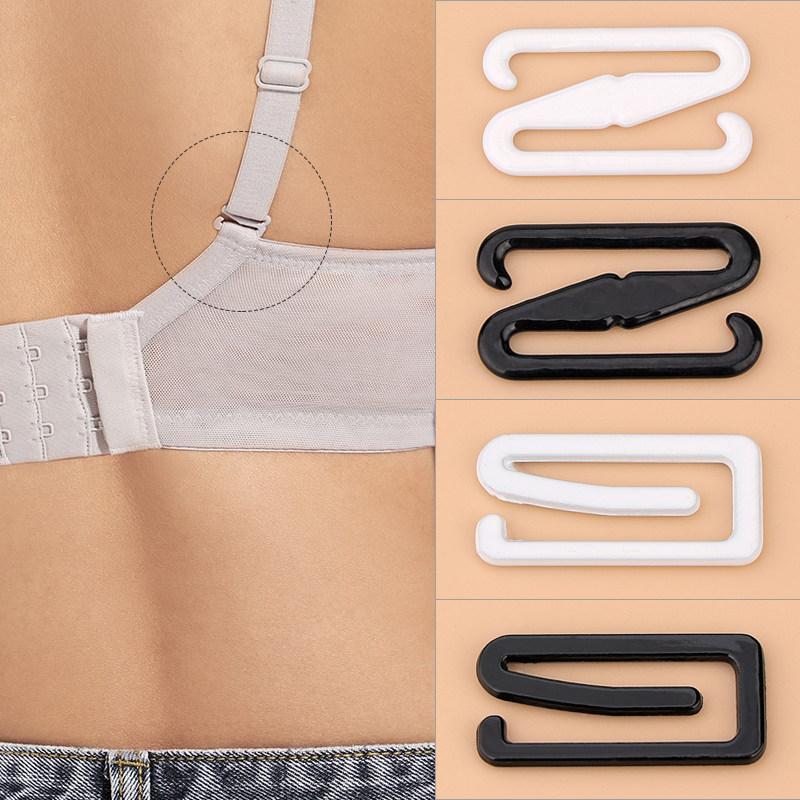 Underwear Strap Buckle Accessories, No-Sew Detachable Connecting Buttons, Suspender Skirt Metal Buckle for Shortening, Fixing, and Adjustment