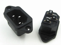 AC Power Supply Character Socket 10A 250V Three-foot socket Power Socket electric socket Iron copper socket