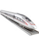 Simulation Alloy Train Model Fuxing Harmony EMU Hulk High-speed Rail Voice Children's Toy Gift Remote Control