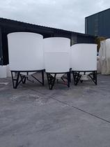 Breeding incubation barrel conical barrel sedimentation barrel sewage treatment barrel evolution barrel PE anti-corrosion plastic barrel small and complete