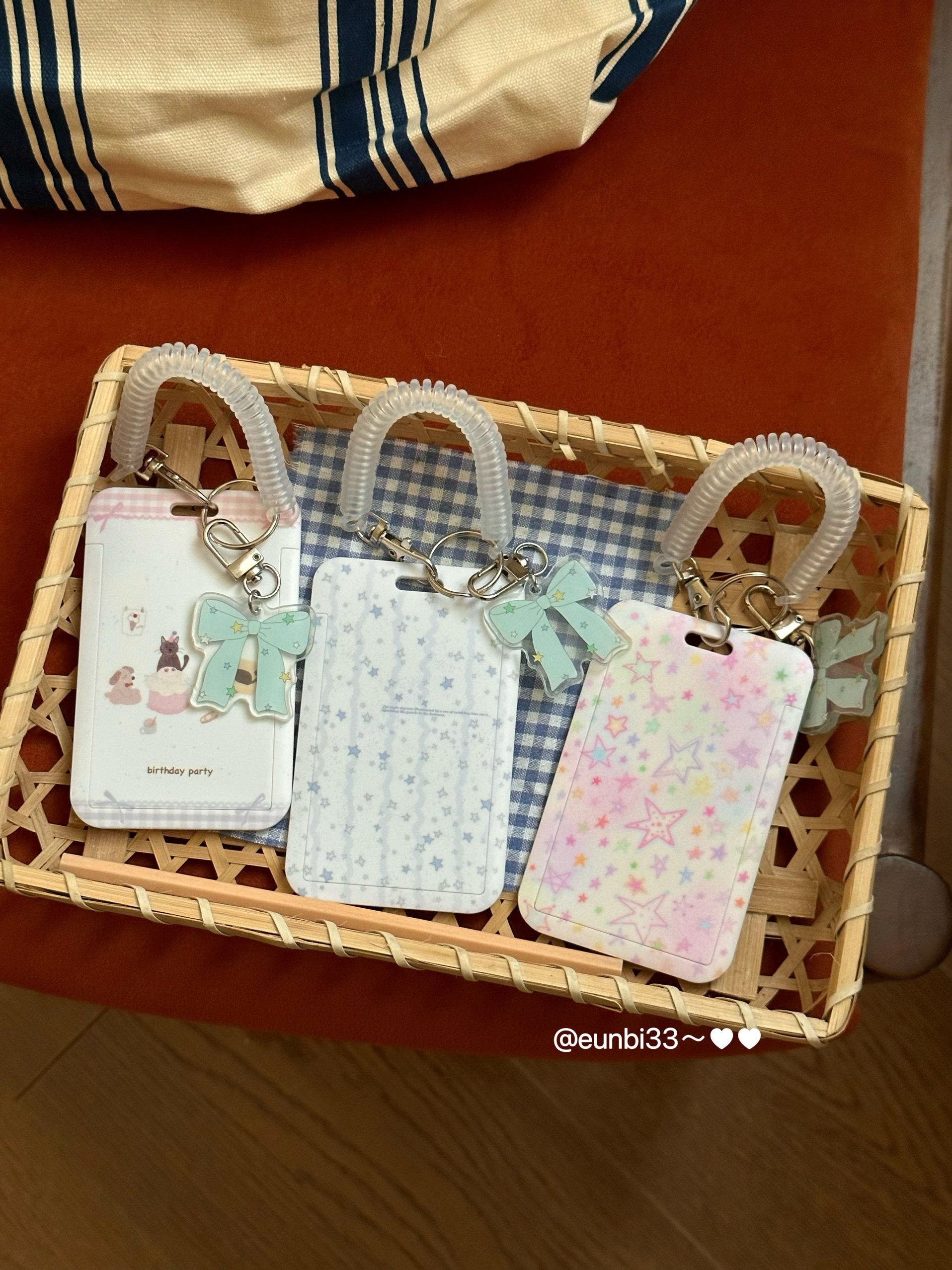 Star-themed card sleeve ~ Blue Star original blue star card protector for meal cards and campus cards