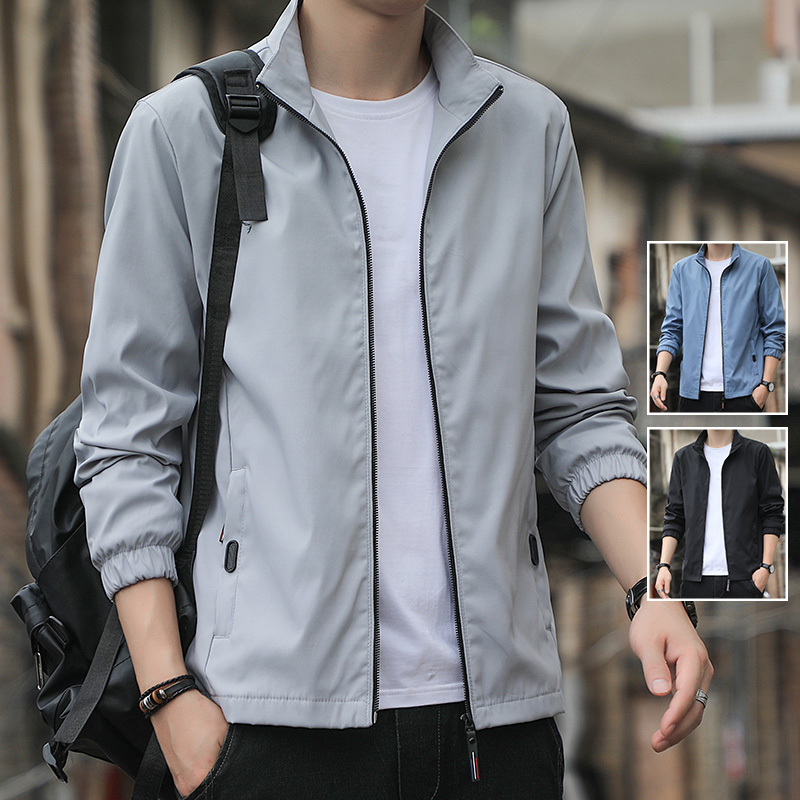 Men's Jacket 2026 Spring and Autumn New Style Loose Versatile Top Clothing Men's Turn-Down Collar Casual Sports Jacket Boys Summer Men's Jacket 2026 Spring and Autumn New Style Loose Versatile Top Clothing Men's Turn-Down Collar Casual Sports Jacket Boys Summer