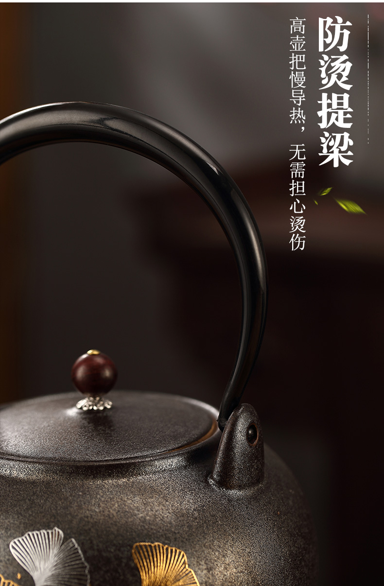 Morning ceramic kettle ceramic POTS.mute household kung fu tea set the boiled tea, the electric TaoLu tea stove to boil tea set