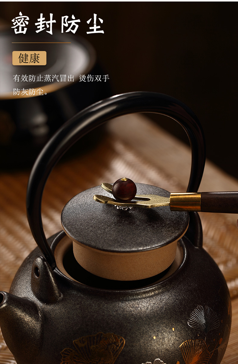 Morning ceramic kettle ceramic POTS.mute household kung fu tea set the boiled tea, the electric TaoLu tea stove to boil tea set