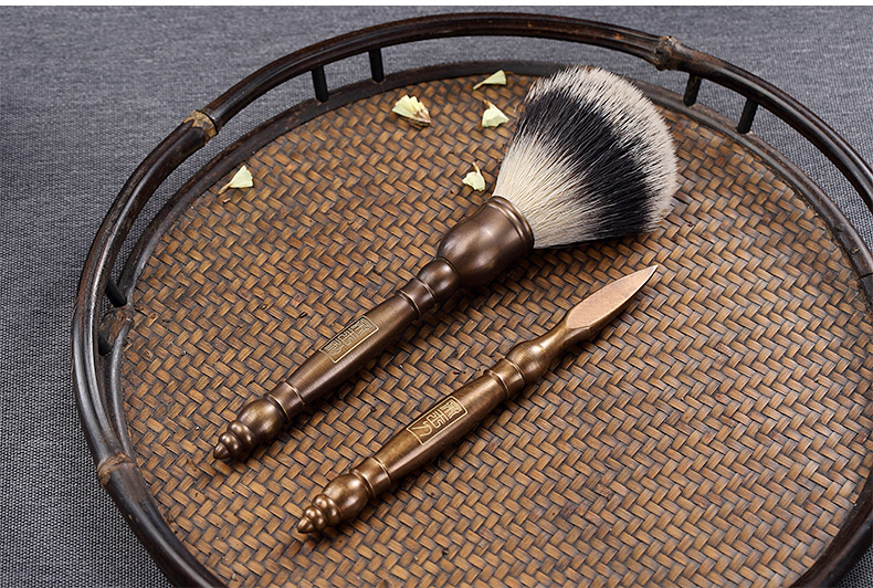 Morning high pure copper YangHuBi pry tea blade are it ChaZhen tea cone brush pu 'er tea tea and tea accessories