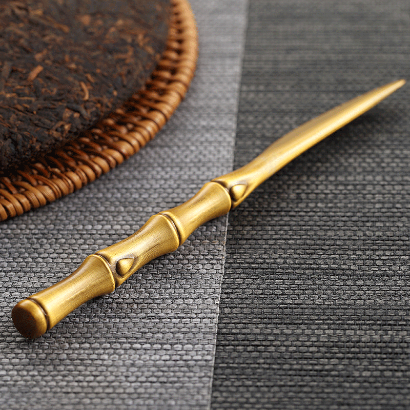 Morning high pure copper puer tea special ChaZhen become warped tea knife cone pry tea, black tea tea accessories checking out the tea