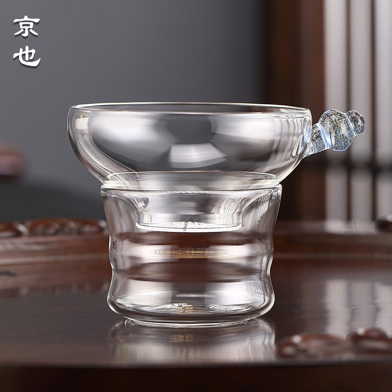 Creative Glass Tea Leak Tea Filter Tea Filter Tea Filter Tea Filter Tea Gongfu Tea Insulation Ultra Fine Strainer Tea Set Accessories-Taobao