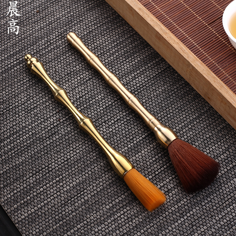 Morning high sweep YangHuBi tea tea brush pen pen brush brush brush hua limu ebony ground water quality tea tool