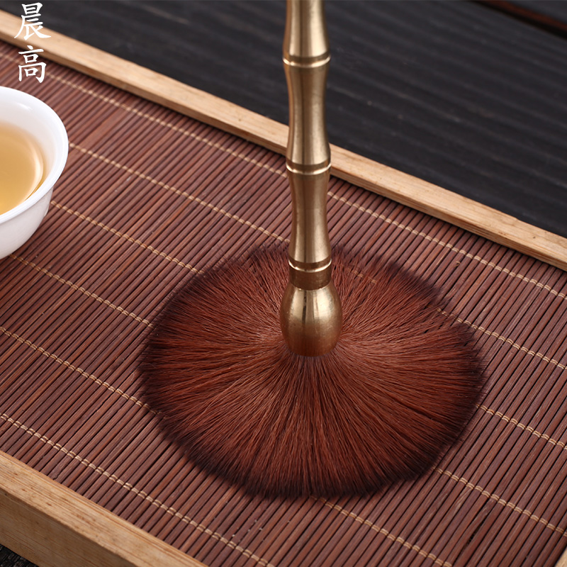 Morning high sweep YangHuBi tea tea brush pen pen brush brush brush hua limu ebony ground water quality tea tool