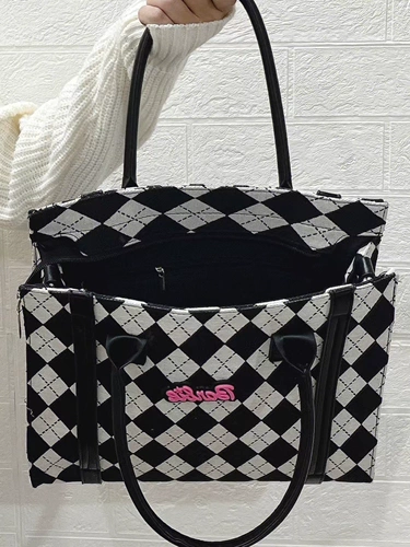 Небольшой дизайнерский шоппер, вместительная и большая сумка через плечо, сумка на одно плечо