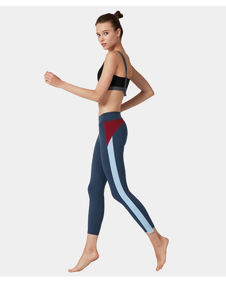 Particle Fever PF lady khô nhanh logo dây đeo vai đồ lót thể thao cường độ cao áo bra chạy bộ