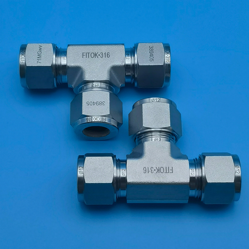 Fitok 12mm Three-Way Intermediate Ferrule Three-Way Connector 12mm Pipe Outer Diameter Ss-Ttt-Ml12 Fitok 12mm Three-Way Intermediate Ferrule Three-Way Connector 12mm Pipe Outer Diameter Ss-Ttt-Ml12