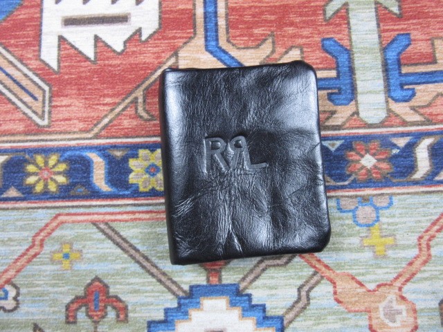 New European and American Retro Genuine Leather Double Rrl First-Layer Cowhide Vintage Card Holder with Distressed Finish Wallet New European and American Retro Genuine Leather Double Rrl First-Layer Cowhide Vintage Card Holder with Distressed Finish Wallet