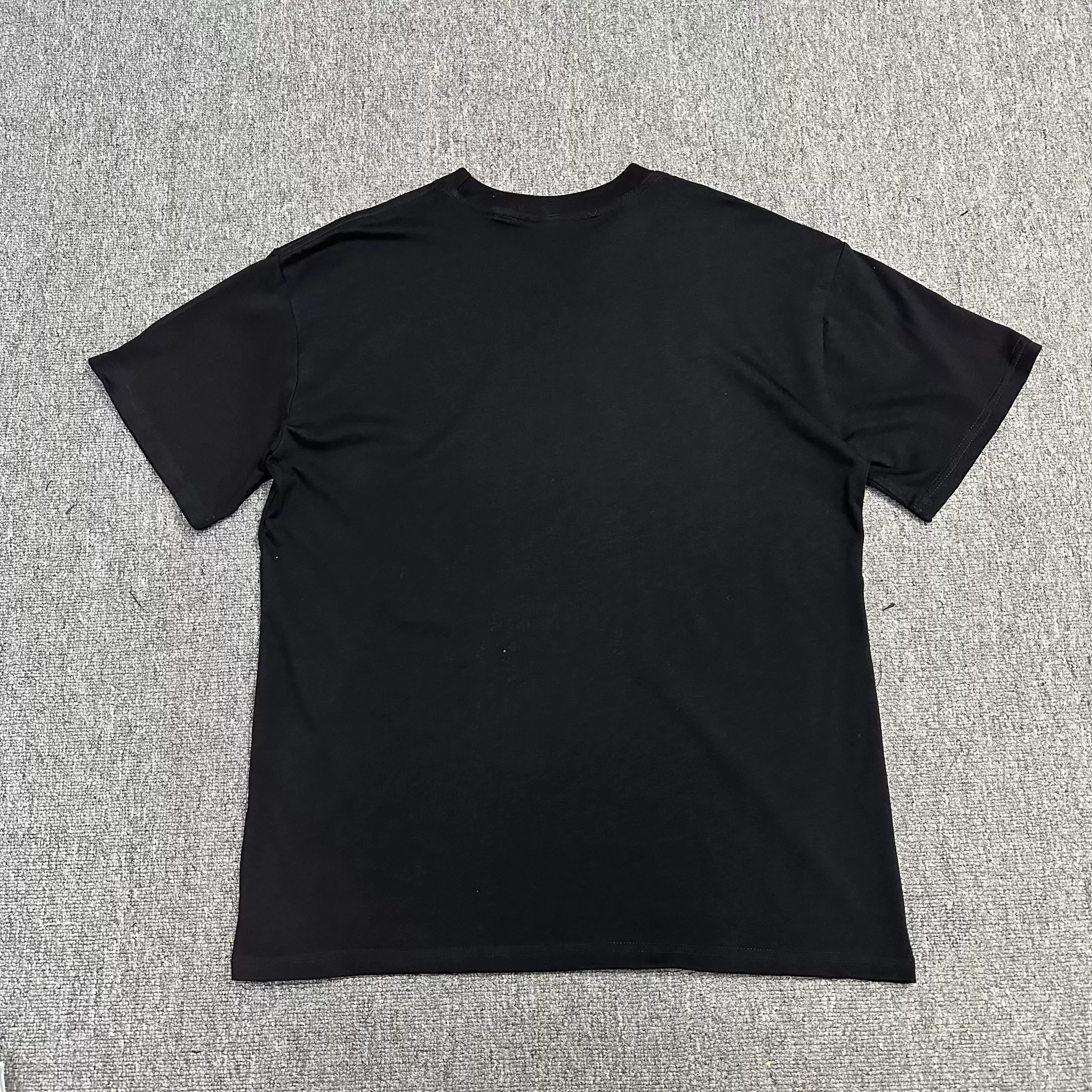 Cotton T-shirt hip-hop style with a round collar, American style