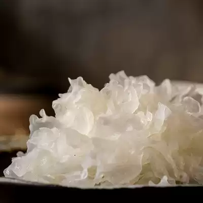 Hai Lingshan Zhen Tongjiang Tremella Natural Bacteria Planting Lindwood Tremella fresh dry goods glutinous snow fungus 100g