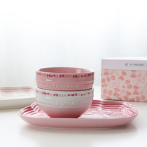 Export French cartoon Hello Kitty ceramic childrens tableware set cute Rice Bowl Fruit Snack Bowl