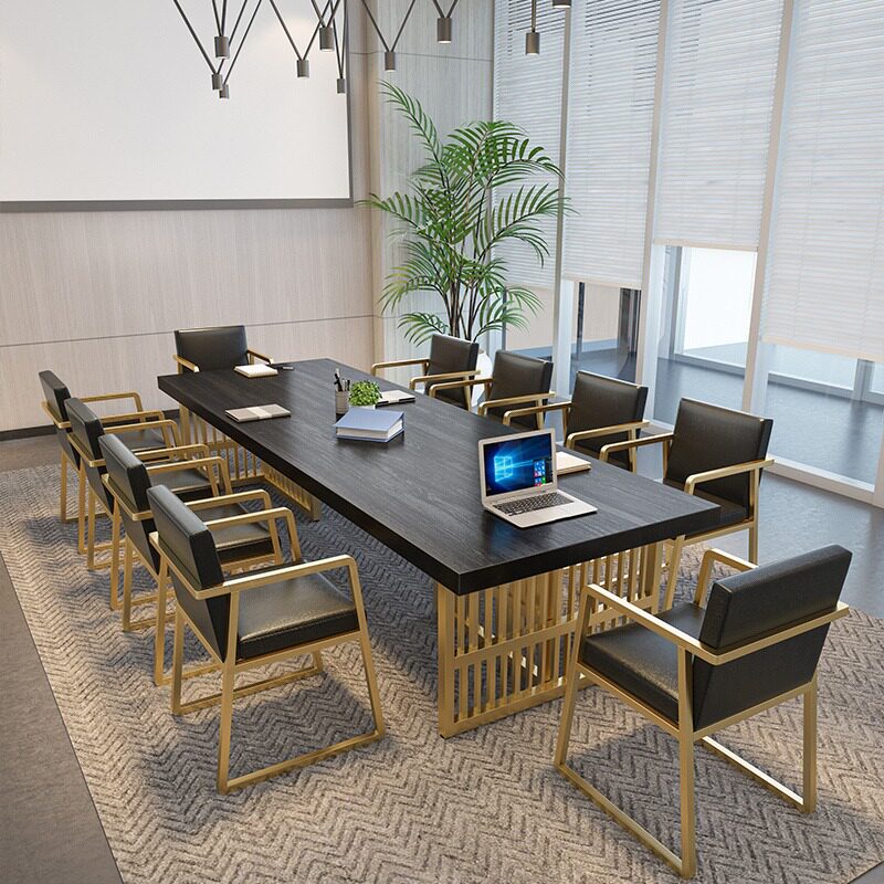 Conference table Boss table Log board Large desk President table Manager table Supervisor table Multi-person office desk and chair combination