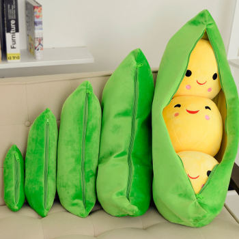 Pea pillow cute creative ຈັດສົ່ງຟຣີ pea pod ວັນເດືອນປີເກີດ