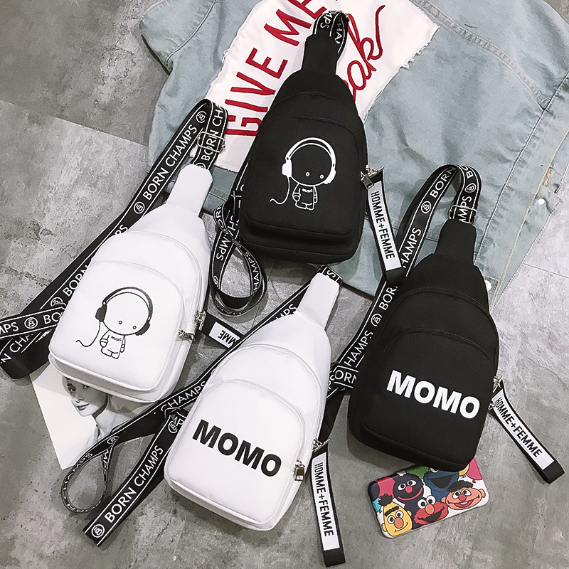 Bag chest small bag fashion Korean version all-match little boy child children messenger bag male boy handsome travel