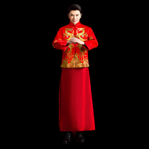 Xiuhe clothing men groom 2021 New Chinese wedding dress men dragon and phoenix coat Xiuhe men Tang suit Xiuhe