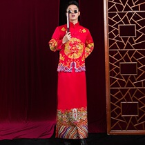 Xiuhe clothing male groom happy clothing Chinese wedding dress Tang suit men Xiuhe mens show and mens costume wedding clothing