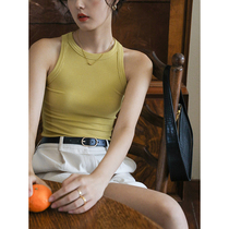 Eurocan Tridimensional Radians ~ Day-series Knit Inside the bottom artificial vest with sleeveless outer wearing harness and female summer