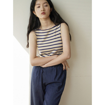 O  can Reys Luxurious Mulberry Silk Heather Harness Vest Hanging Neck outside wearing a knitted sweatshirt for the female summer