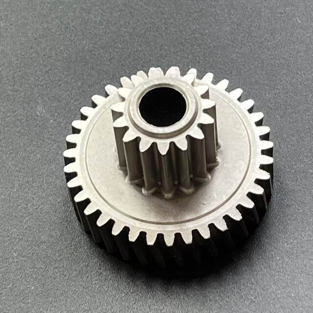 Sanlida Chef Machine Repair Parts Helical Tooth Double Gear 35+15 Teeth Standard Tuncoo Shunran Cookmii