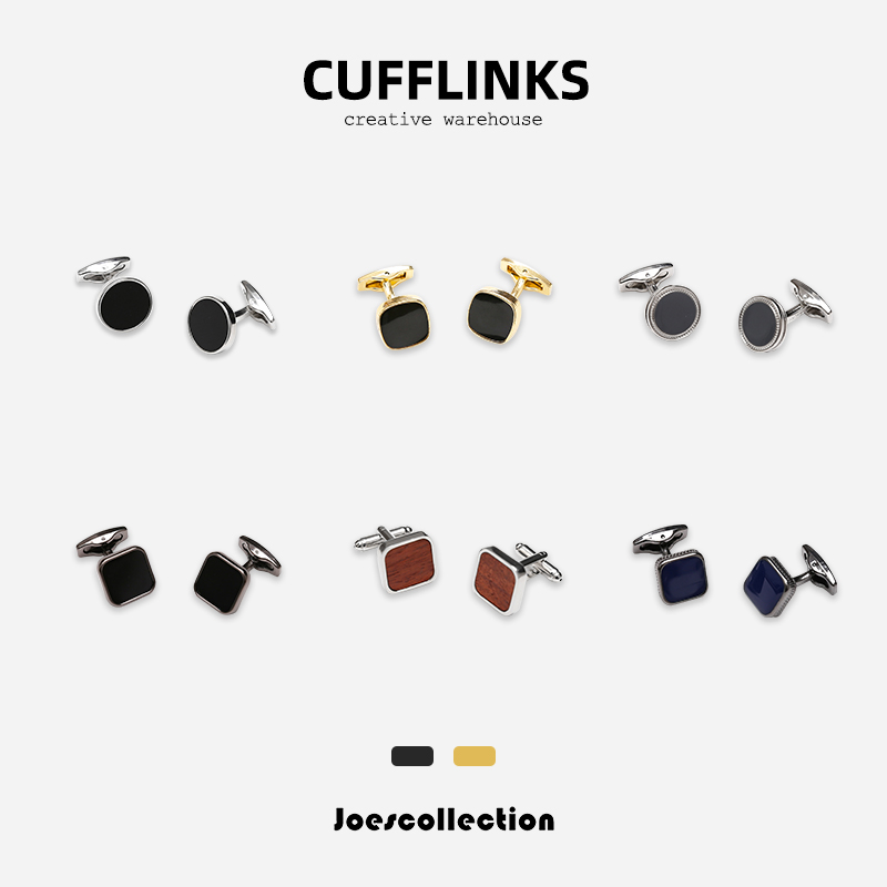 joescollection 新郎結婚式合金カフスボタン メンズ フレンチシャツ スーツ 高級 軽量 高級カフスボタン