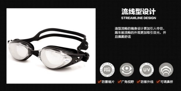 Cây gấu cô gái Ruihe chính hãng HD mạ kính chống sương mù cận thị kính râm - Goggles