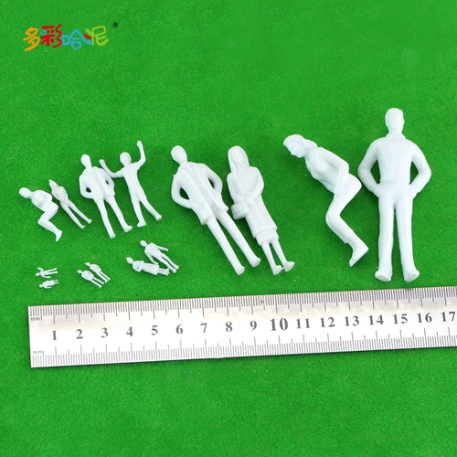 Модельная модель белого злодея кукла DIY DIY Столовый настольный стол модель Материала сцен