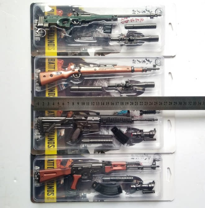 M24 sniper gun AK47 alloy gun model AWM large number detachable alloy weapon 98K toy gun