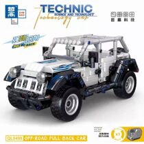 Philosophy High QL0498-QL0499 Tech Racing Cross-country Jeep Car Assembly Building Blocks Boy Toy Gift