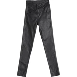 Длинные штаны, утепленные матовые леггинсы, 2020, высокая талия