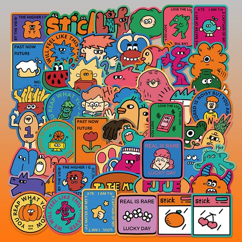 Мультяшная наклейка, ноутбук, водонепроницаемая кофейная защита мобильного телефона, наклейки