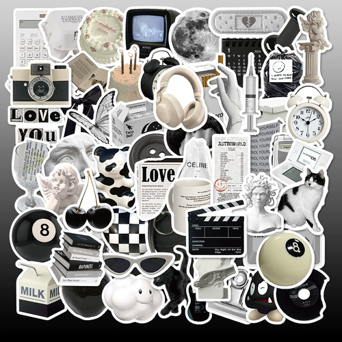 Кофейный ноутбук, чайная чашка, водонепроницаемая наклейка, мобильный телефон, наклейки, простой и элегантный дизайн