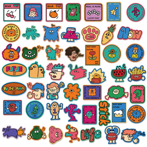 Мультяшная наклейка, ноутбук, водонепроницаемая кофейная защита мобильного телефона, наклейки