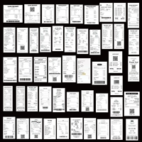 50 черно -белых ярлыков