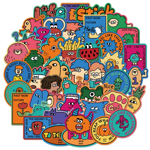 Мультяшная наклейка, ноутбук, водонепроницаемая кофейная защита мобильного телефона, наклейки