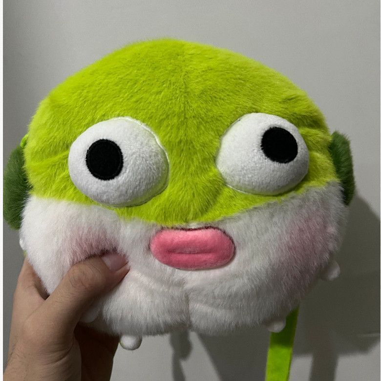 Tiktok-Style Capybara Lulu Crossbody Bag, Cute Pufferfish Crossbody Bag, Lipstick Bag, Gift for Friends and Besties on Their Birthday