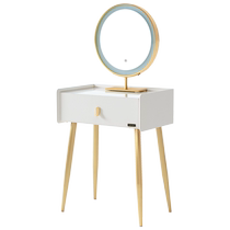 Quanyou Home Modern Light Luxury Dressing Table Bedroom Home Small Apartment Slate Dressing Table with Mirror 126378
