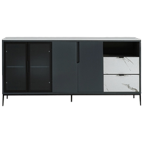 Quanyou Home Light Luxury Modern Slate Sideboard Home Living Room Tea Cabinet Storage Storage Cupboard 128202