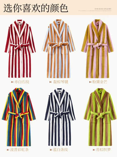 Демисезонный коралловый банный халат, бархатная антистатическая длинная зимняя пижама для влюбленных, увеличенная толщина