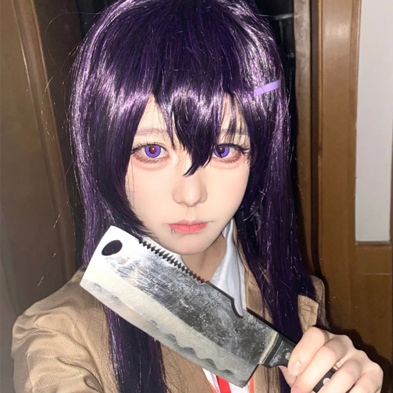 心动优里同款！紫色长发假发性价比王！_COSPLAY配件_淘宝游戏网