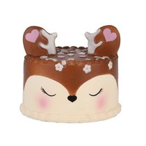 Decompression slow rebound simulation cake pinch music to vent ball childrens small toys super cute squishy bread pendant