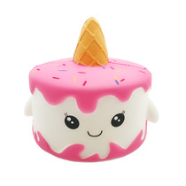 squishy slow rebound decompression toy pinch music decompression vent ball simulation cake play house photography props