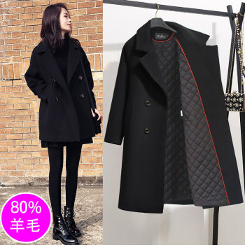 Thick wool woolen jacket woolen quilting